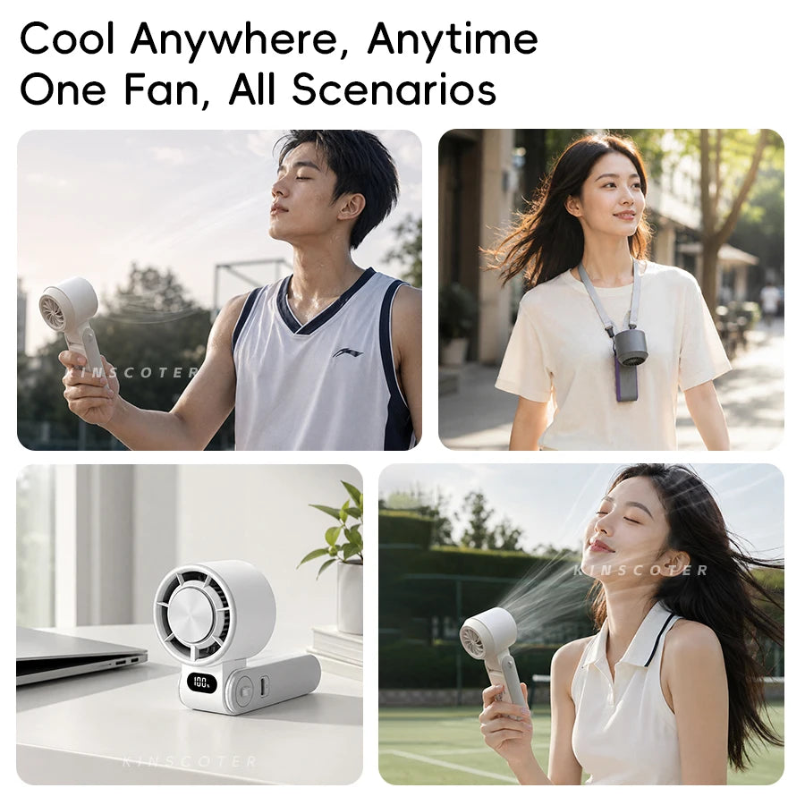 Frostly ChillJet — Ice-Cool Handheld Fan