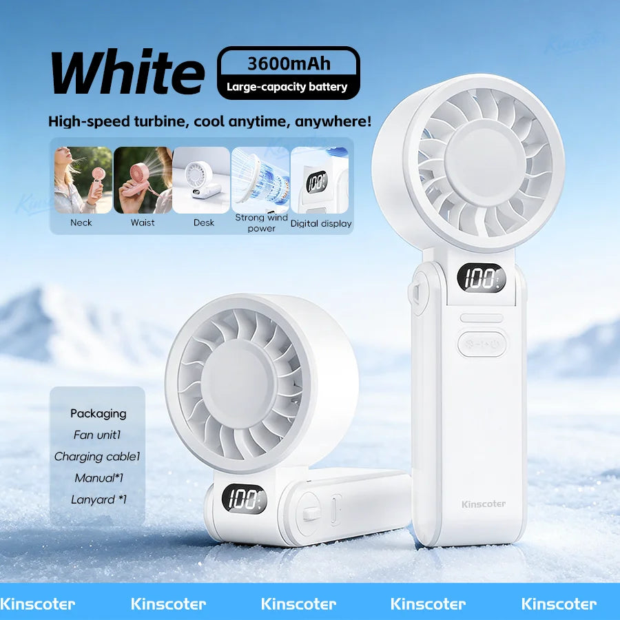 Frostly ChillJet — Ice-Cool Handheld Fan